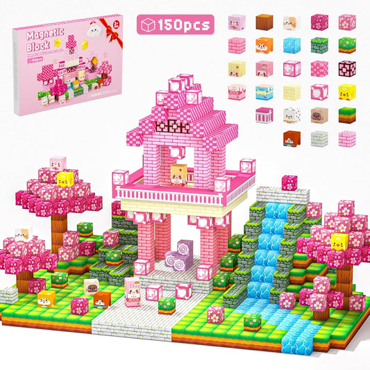 Magnetic Building Blocks, STEM Toys Educational Magnet Cubes for Kids
