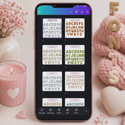 Canva Editable Alphabet Font Styles | 41 Styles, PLR, MRR (Digital Download)